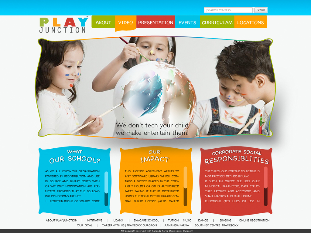 Play School Template Play School Template