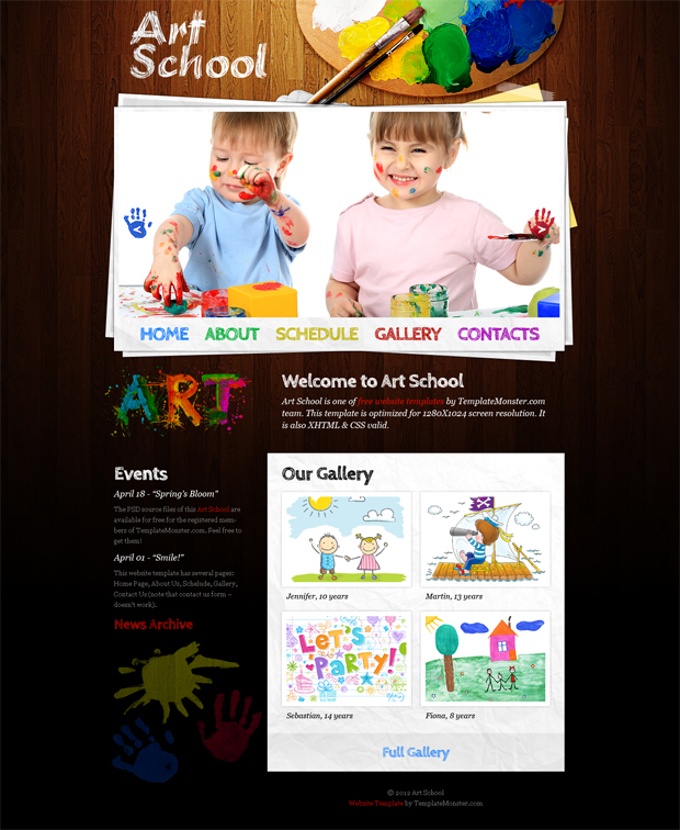 Play School Template Play School Template